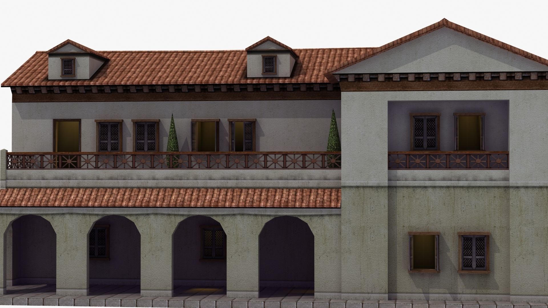 Roman House 3D model_22