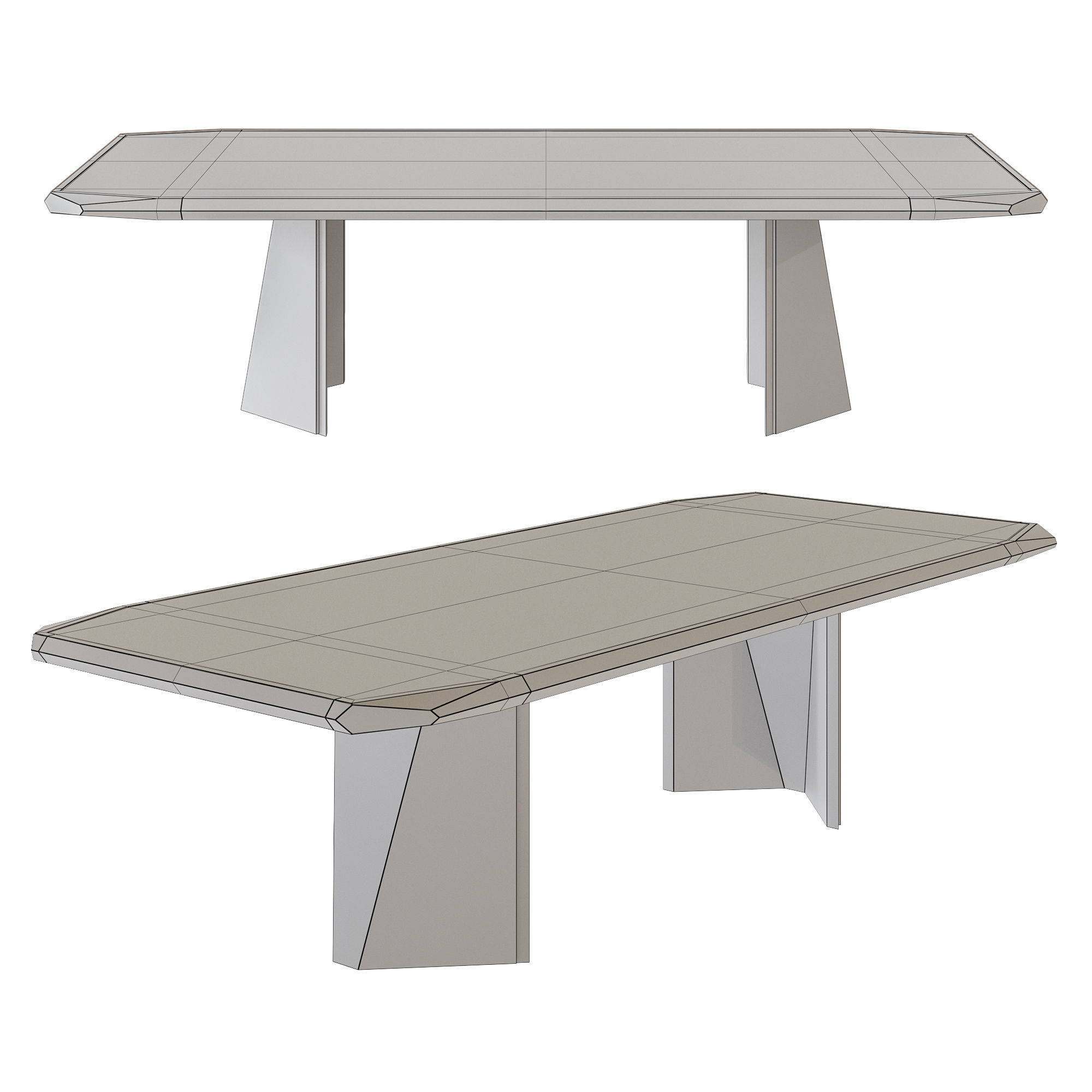 Amadeus Table by Giorgetti 3D model_1