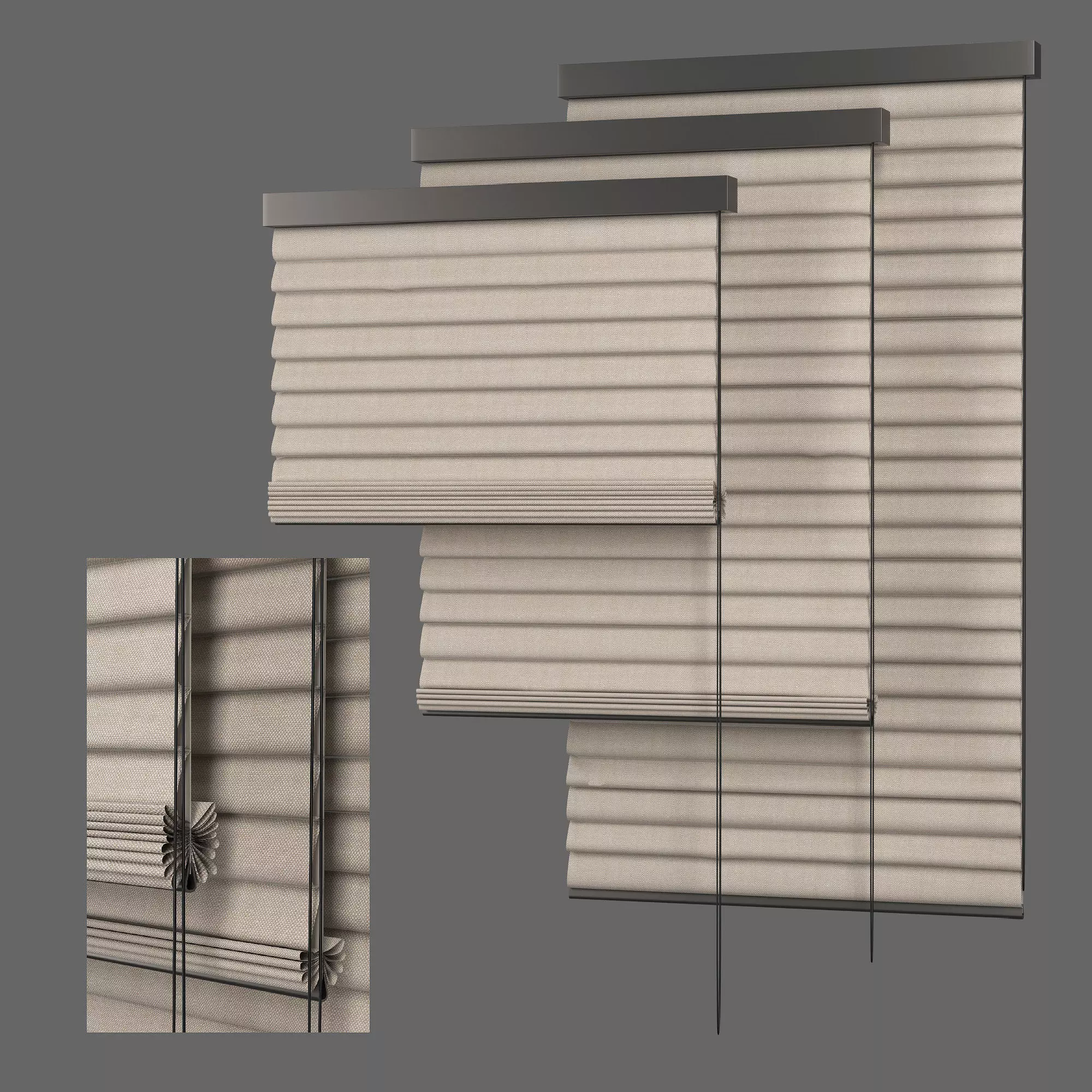 Set Hunter Douglas 1 3D model