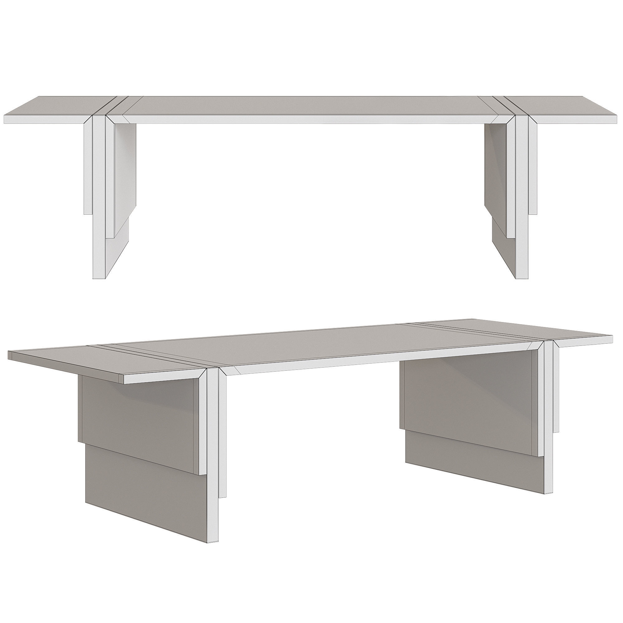 Emmemobili Cosmo Dining Table 3D model_1