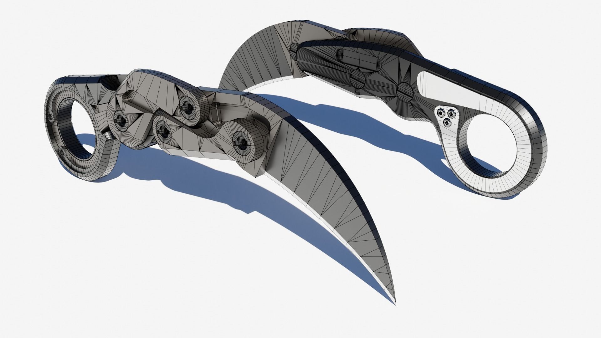 Morphing Karambit 3D model_8