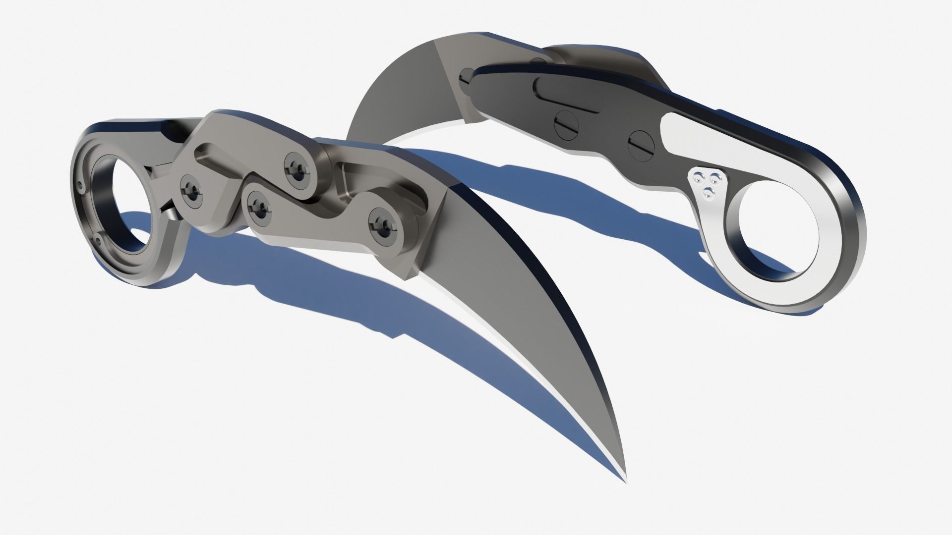 Morphing Karambit 3D model_7