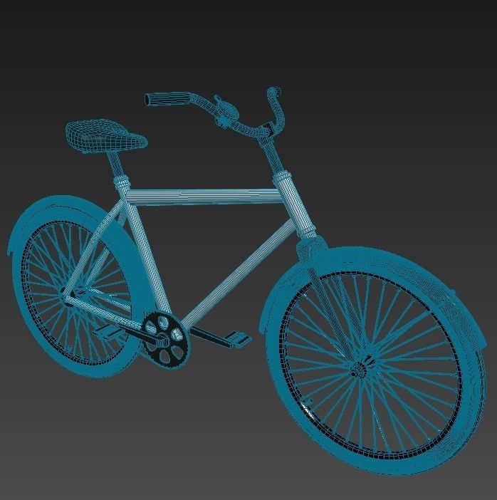 Bicycle 3D model_2