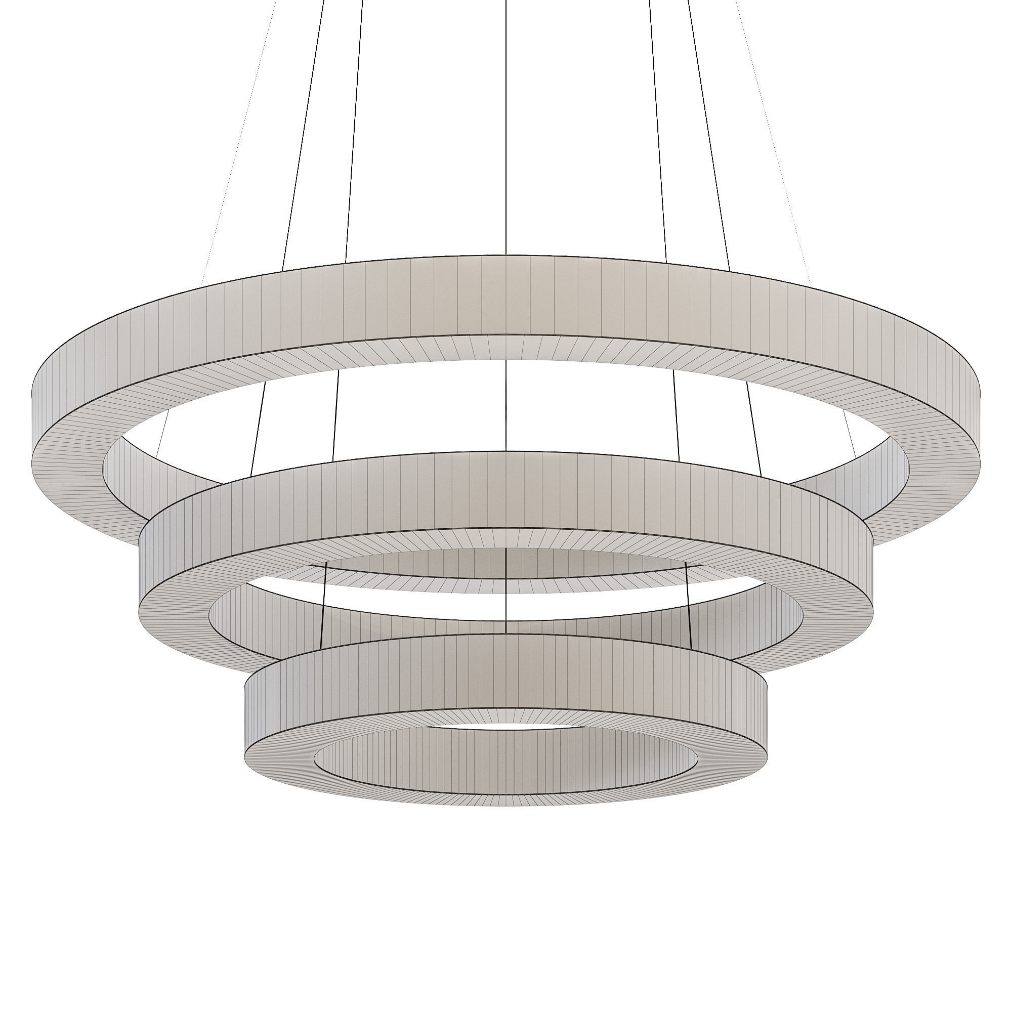 Imatra 3 tiers Suspended Lamp by Cameron Design House 3D model_1