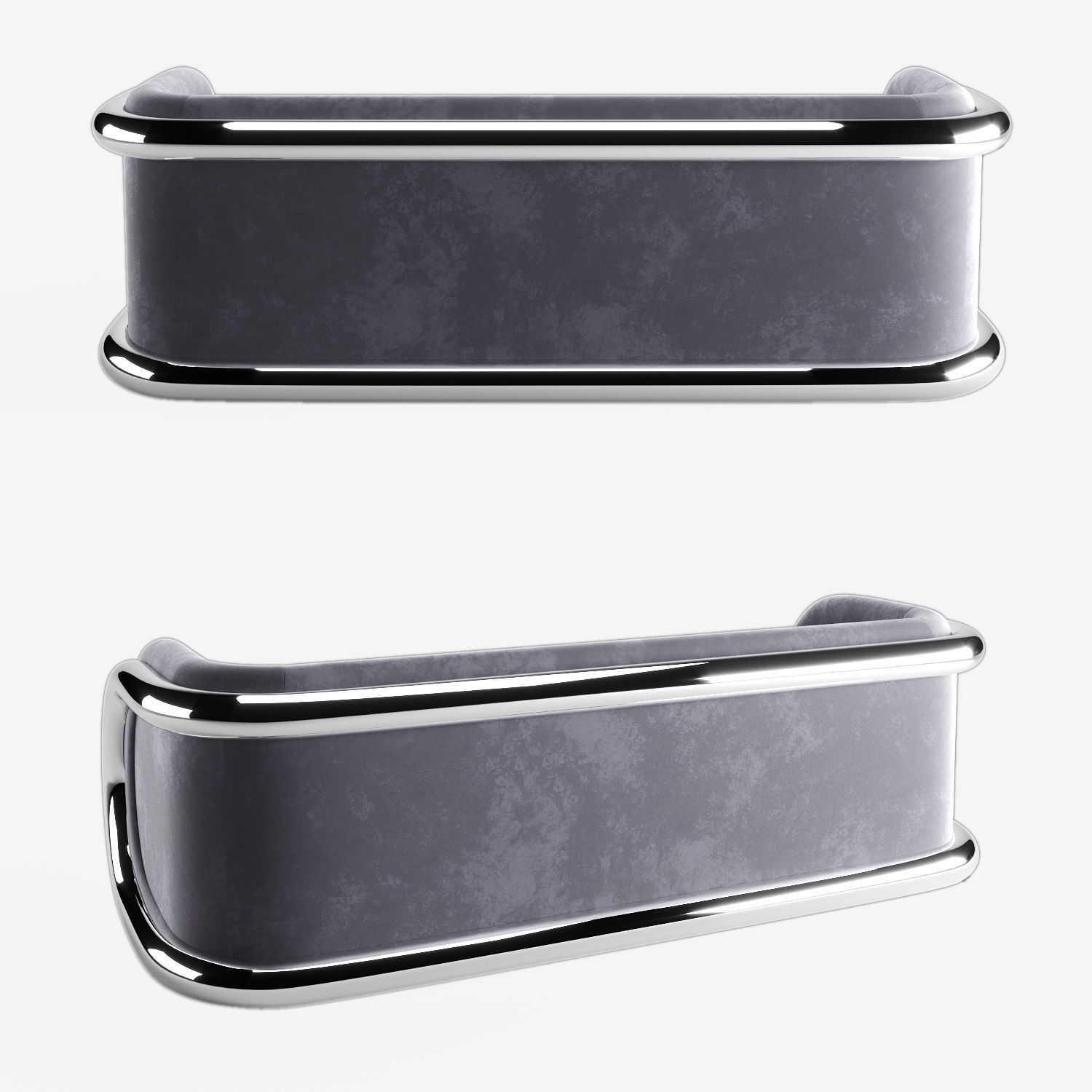 The Aluminum Tube Sofa  Todd Merrill Custom Originals 3D model_3