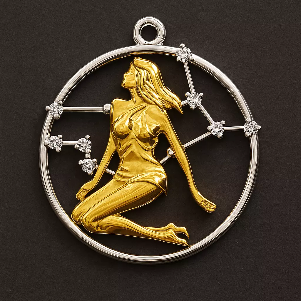 Virgo constellation 3D print model