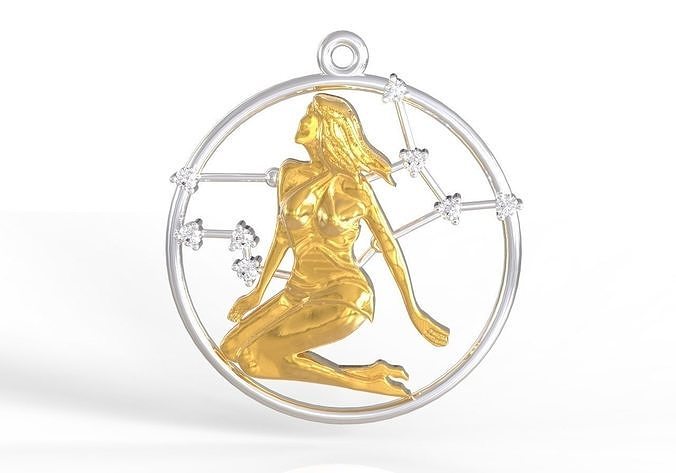 Virgo constellation 3D print model