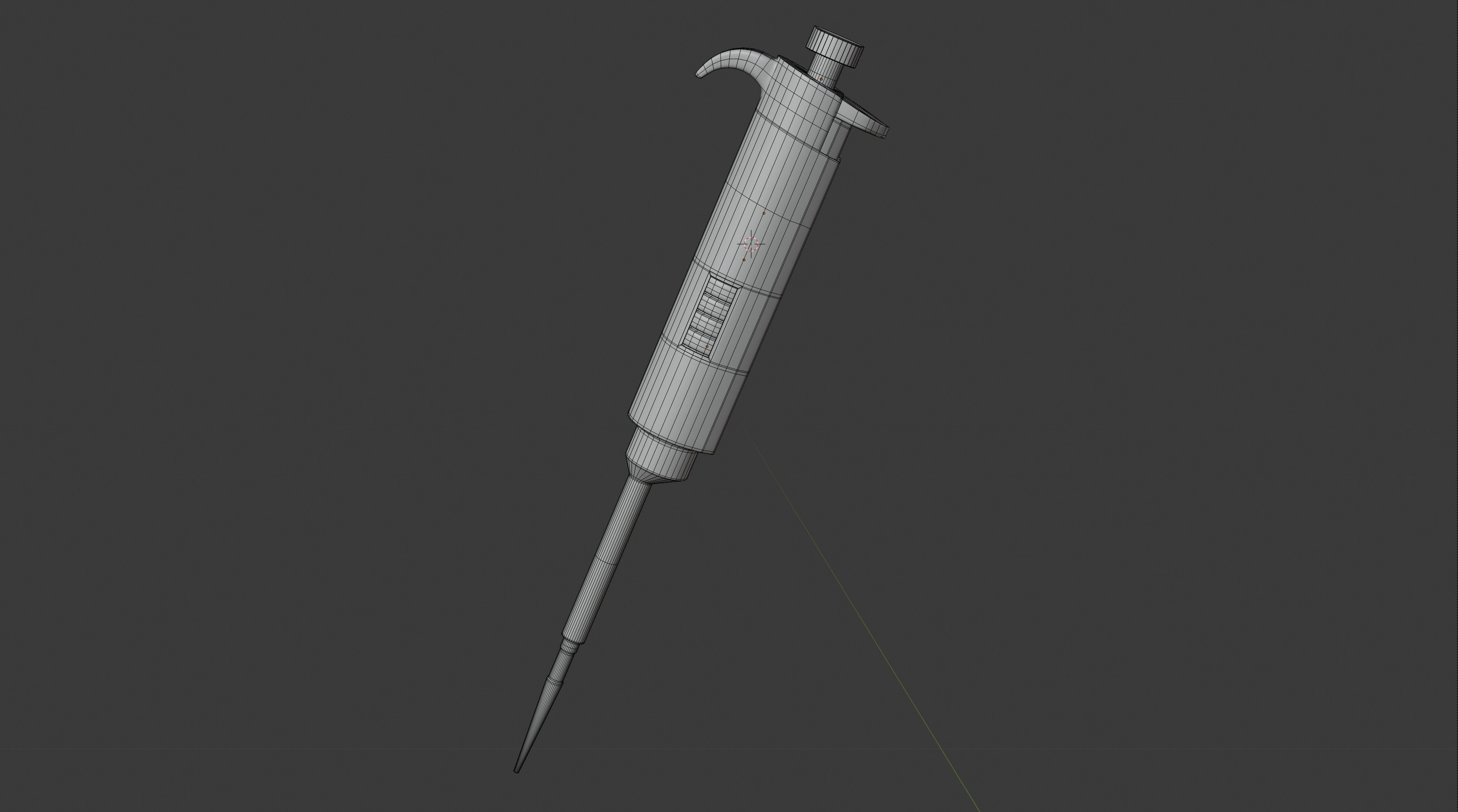 medical pipette 3D model_3