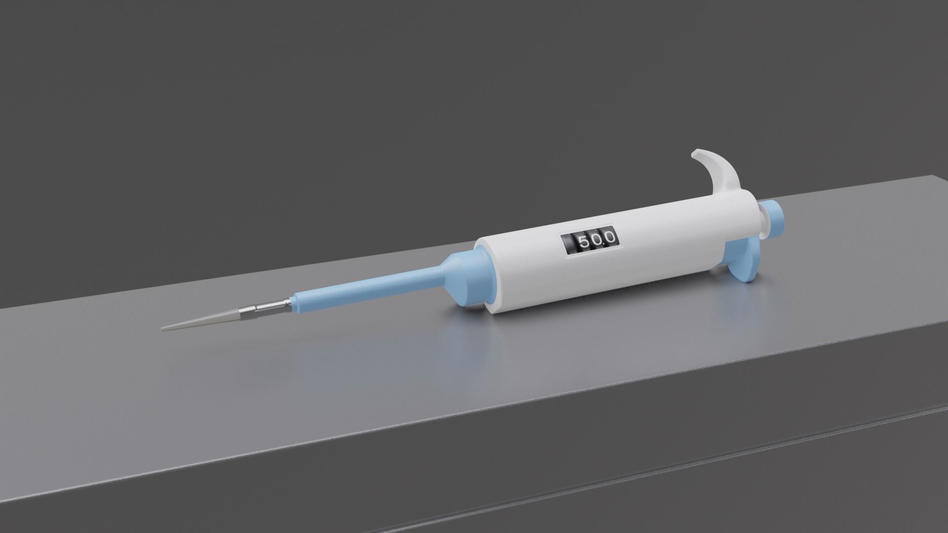 medical pipette 3D model_1