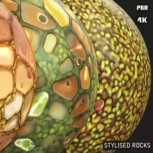 Stylised Rocks Tile