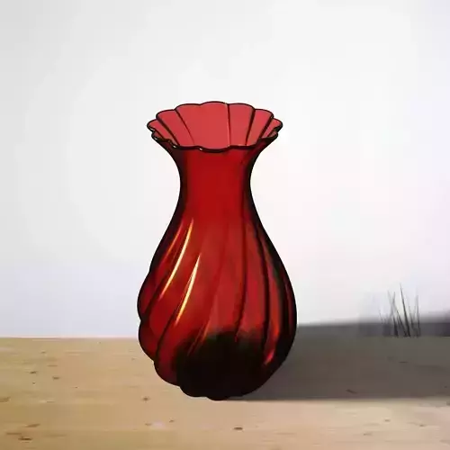 Flower vase 3D print model