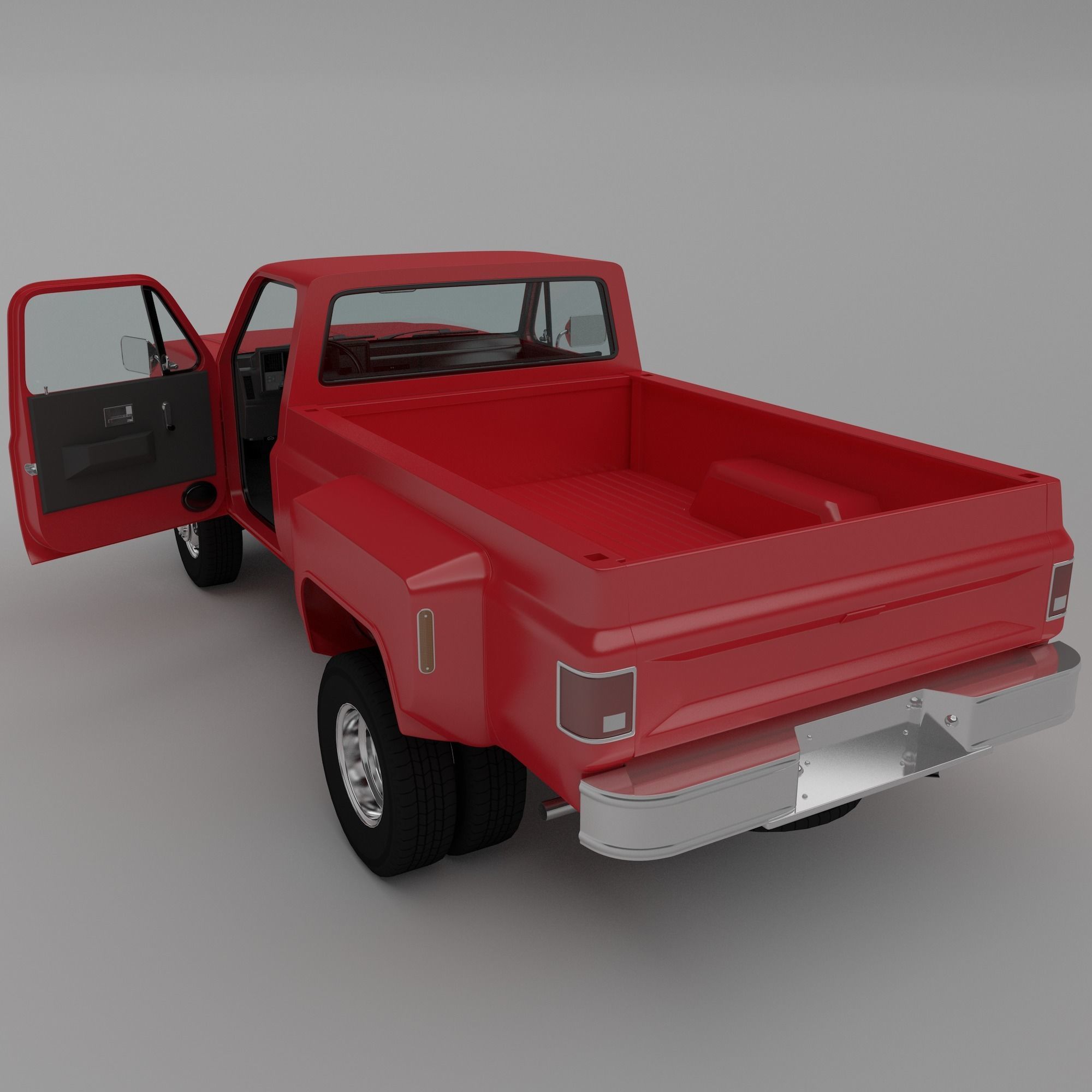 Pick-up 3 ford pickup truck 3D model_15