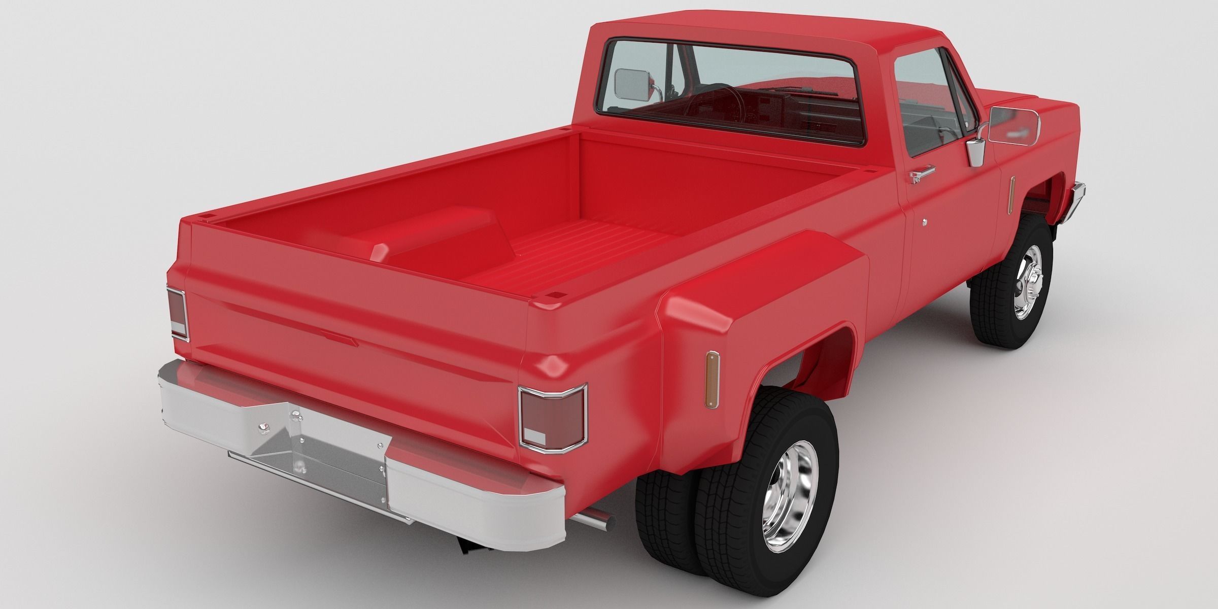 Pick-up 3 ford pickup truck 3D model_5