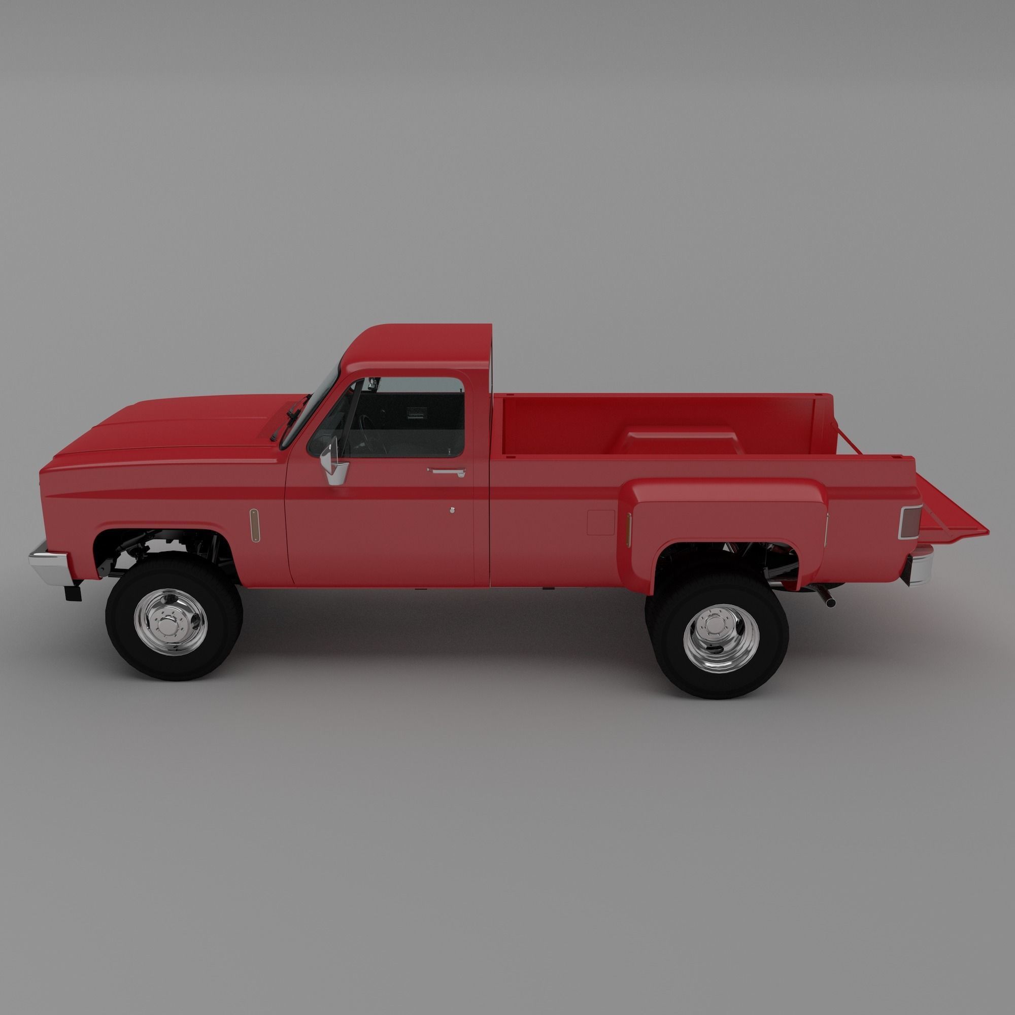 Pick-up 3 ford pickup truck 3D model_13