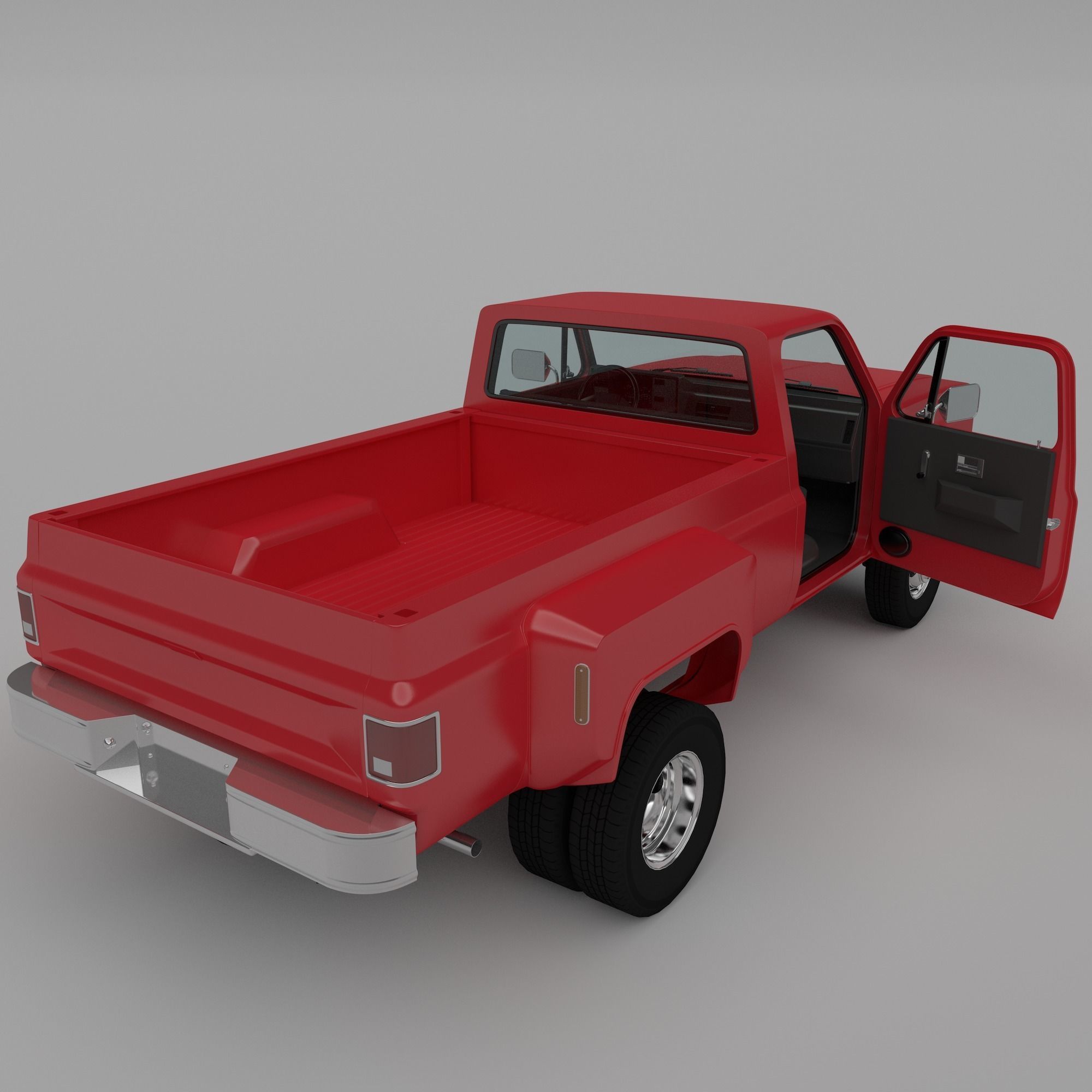 Pick-up 3 ford pickup truck 3D model_16
