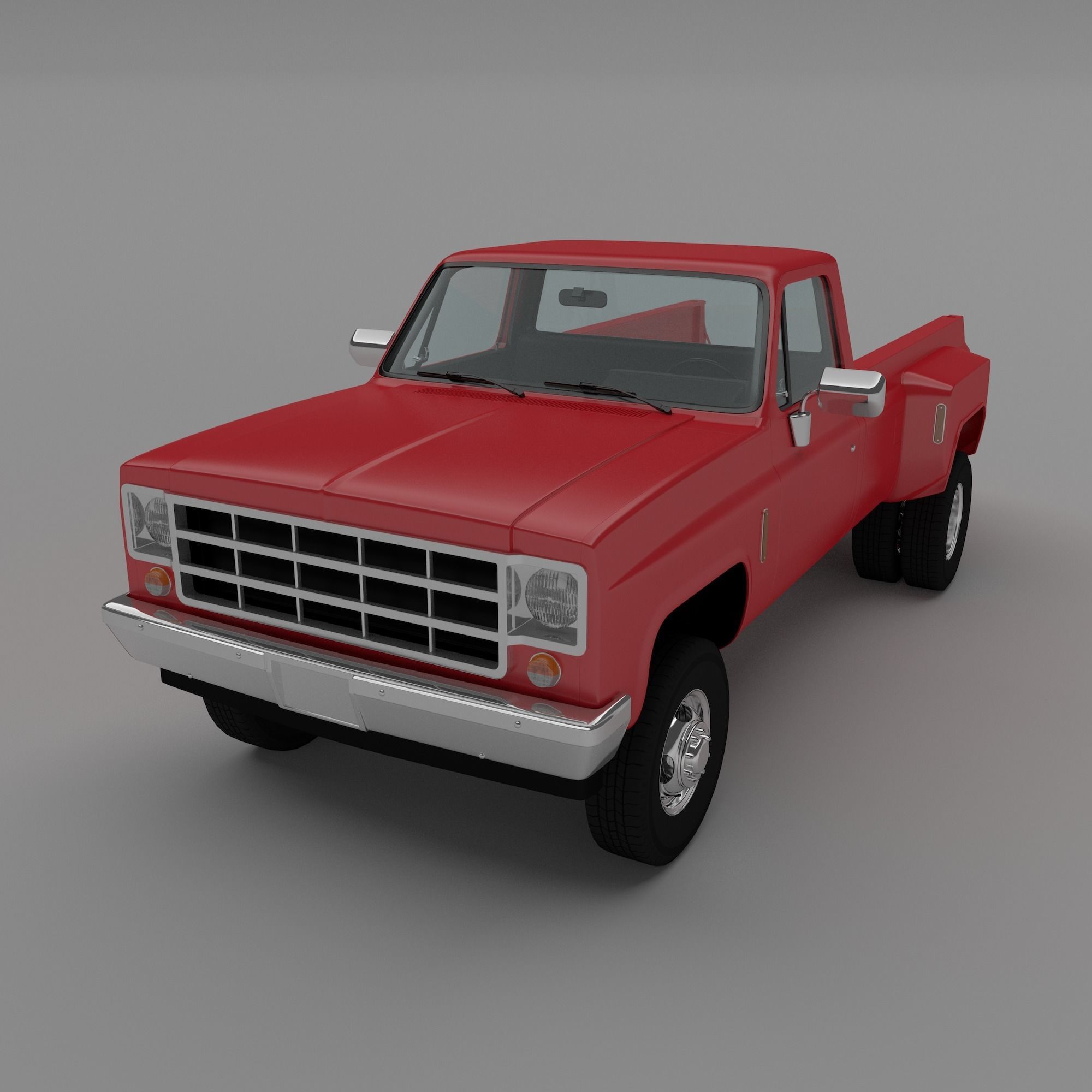 Pick-up 3 ford pickup truck 3D model_12
