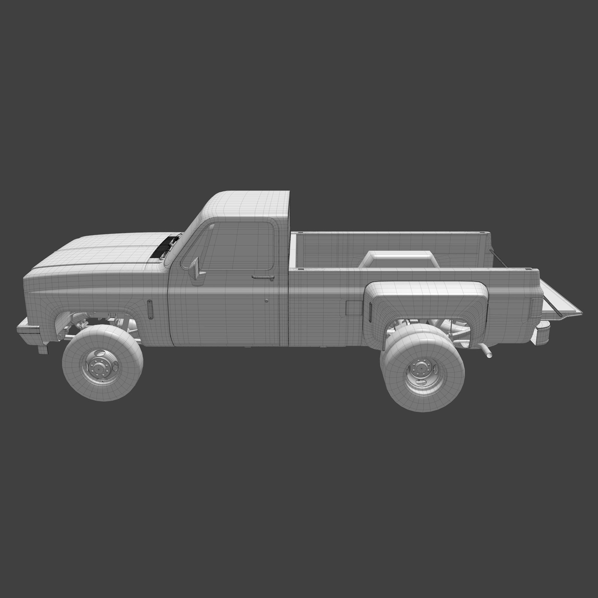 Pick-up 3 ford pickup truck 3D model_19