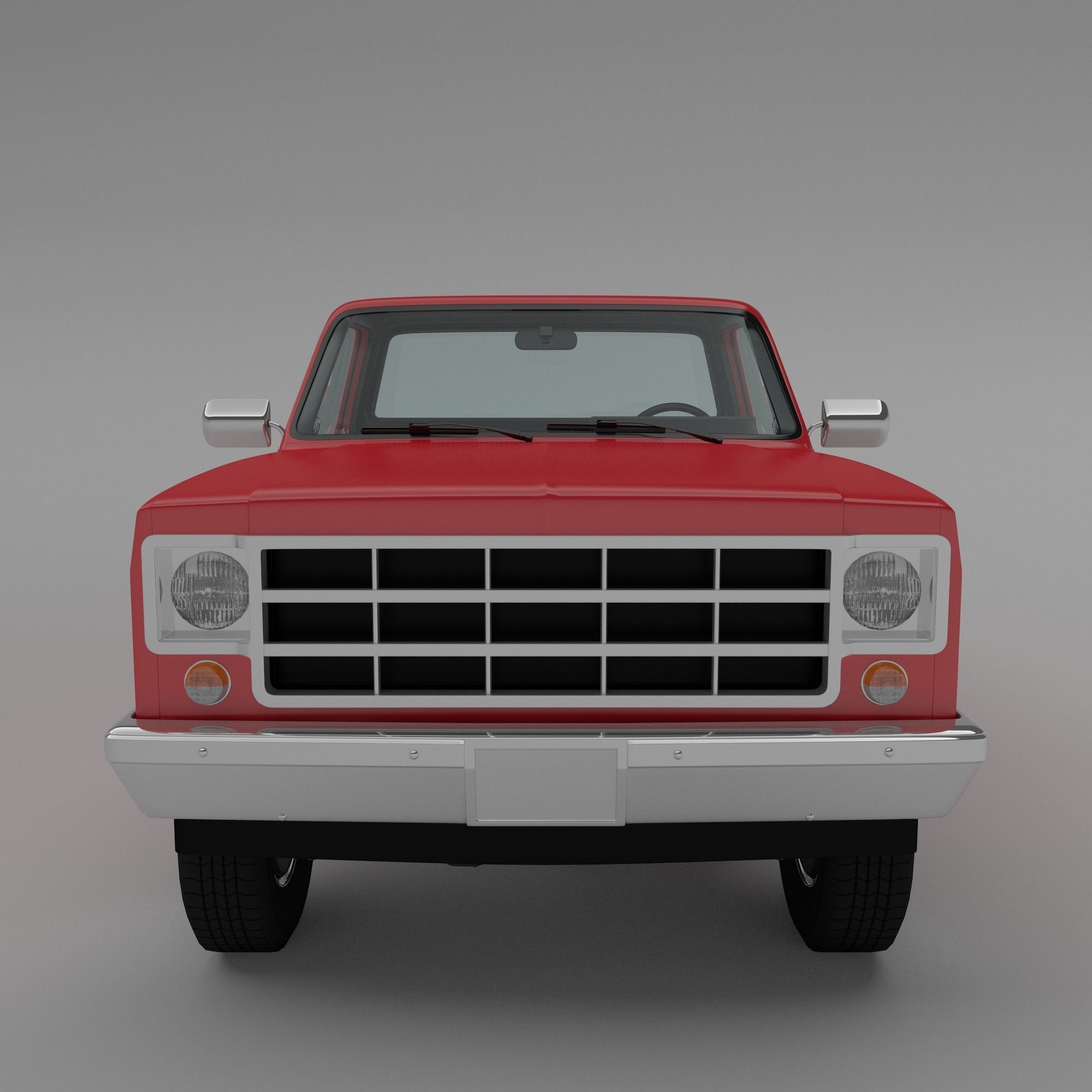 Pick-up 3 ford pickup truck 3D model_18