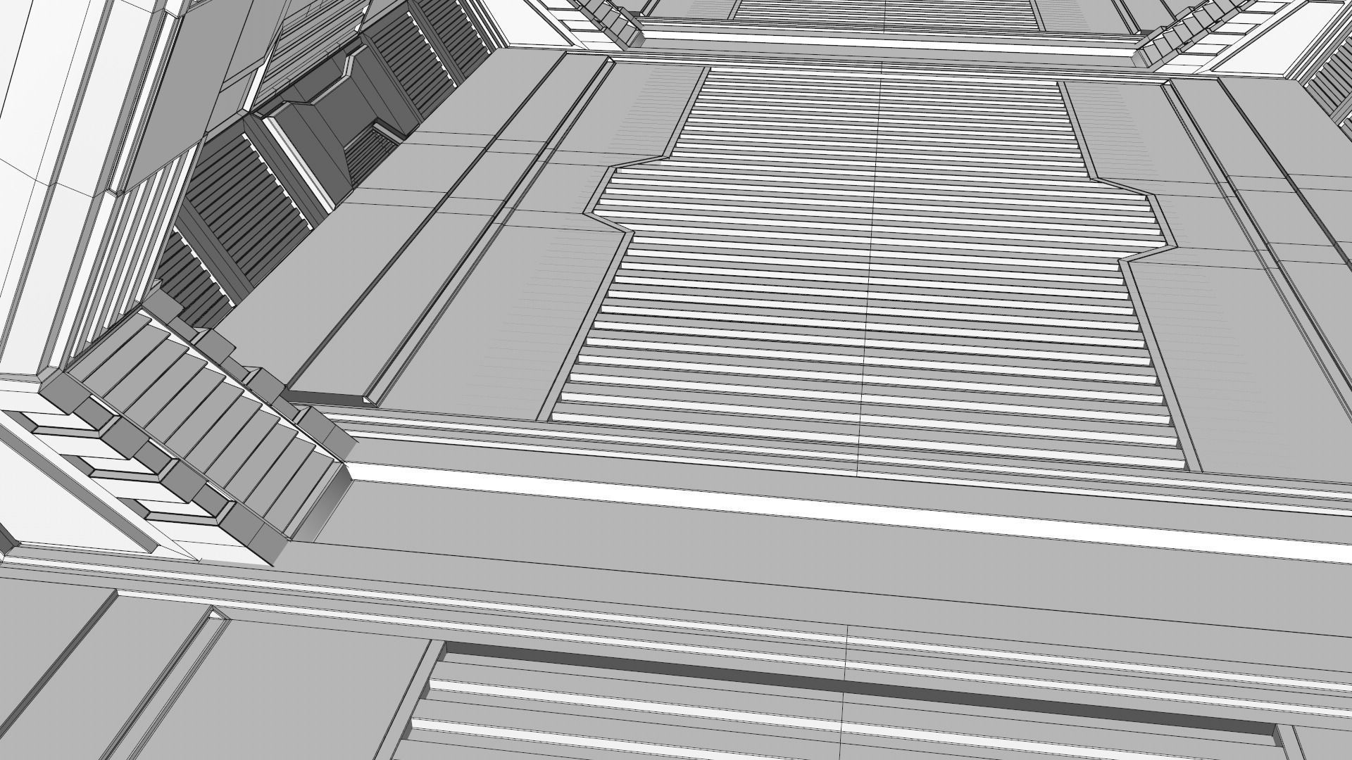 Sci Fi Corridor 3D model_12