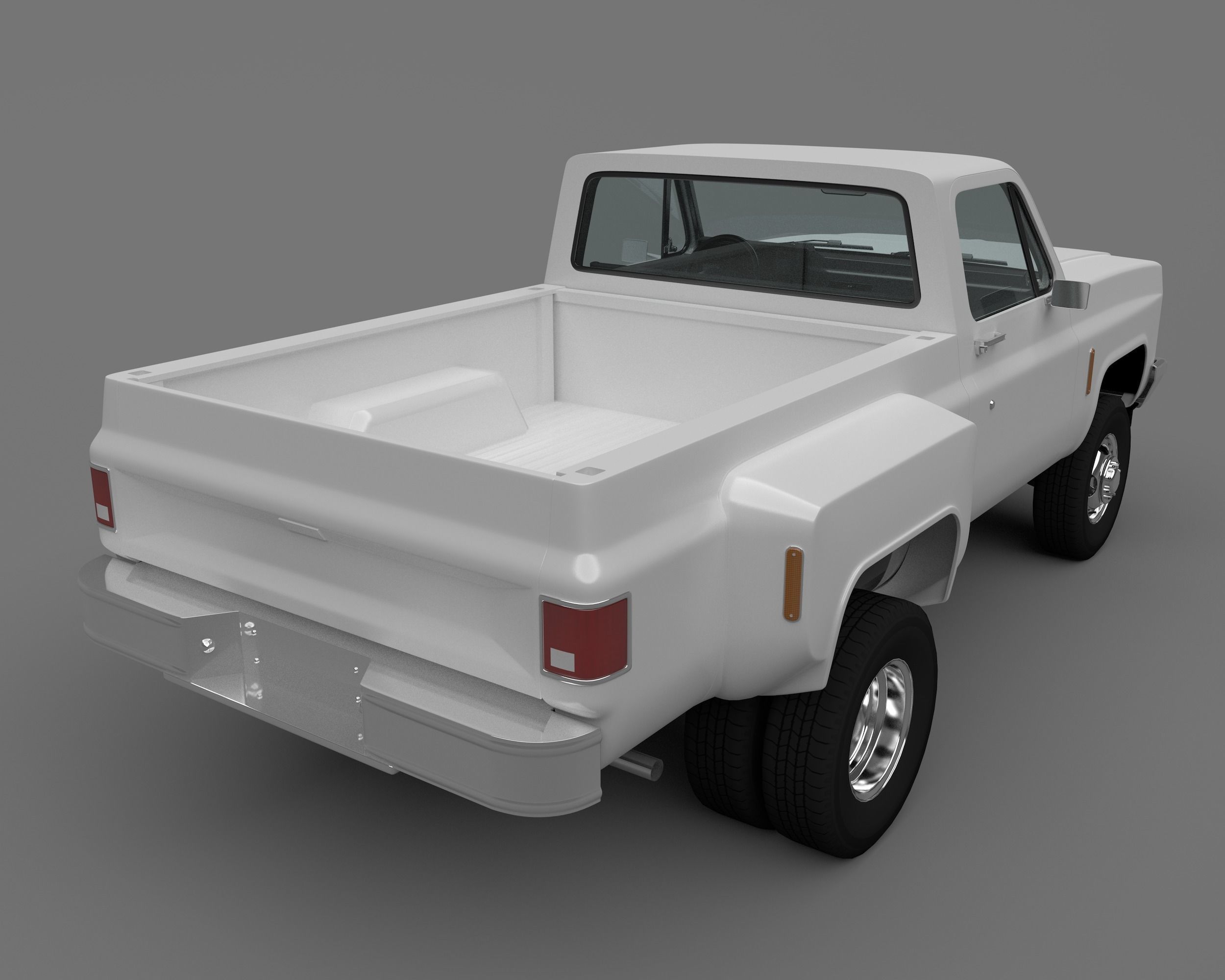 Pick-up 4 pickup truck 3D model_5