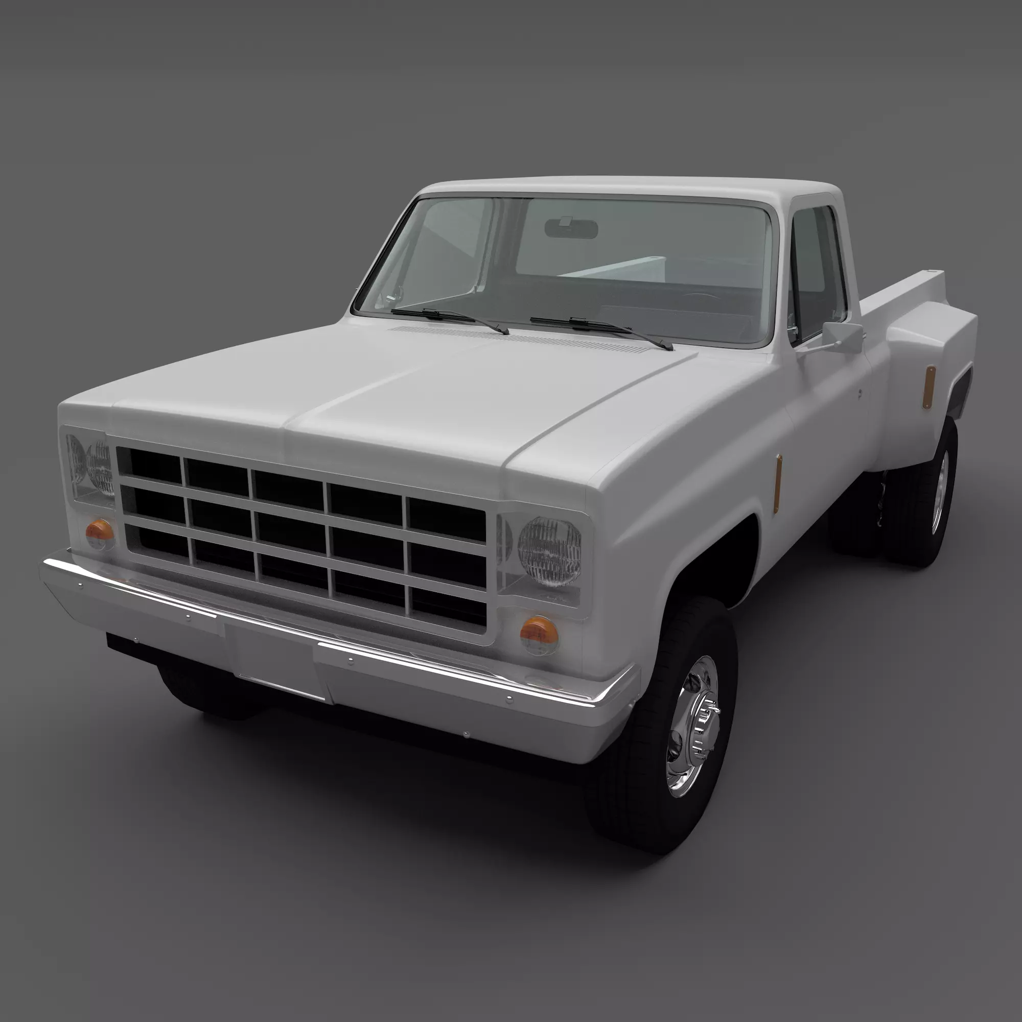 Pick-up 4 pickup truck 3D model_0