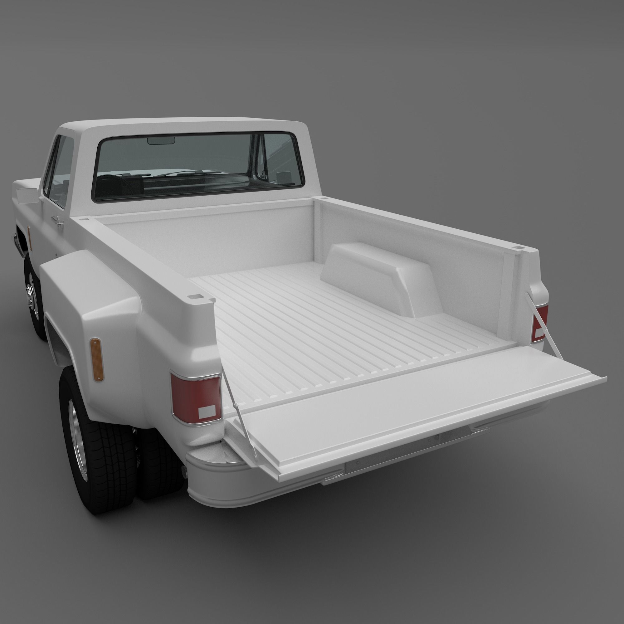 Pick-up 4 pickup truck 3D model_2