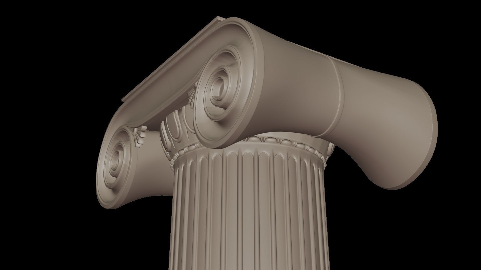 Ionic column 3D model_10