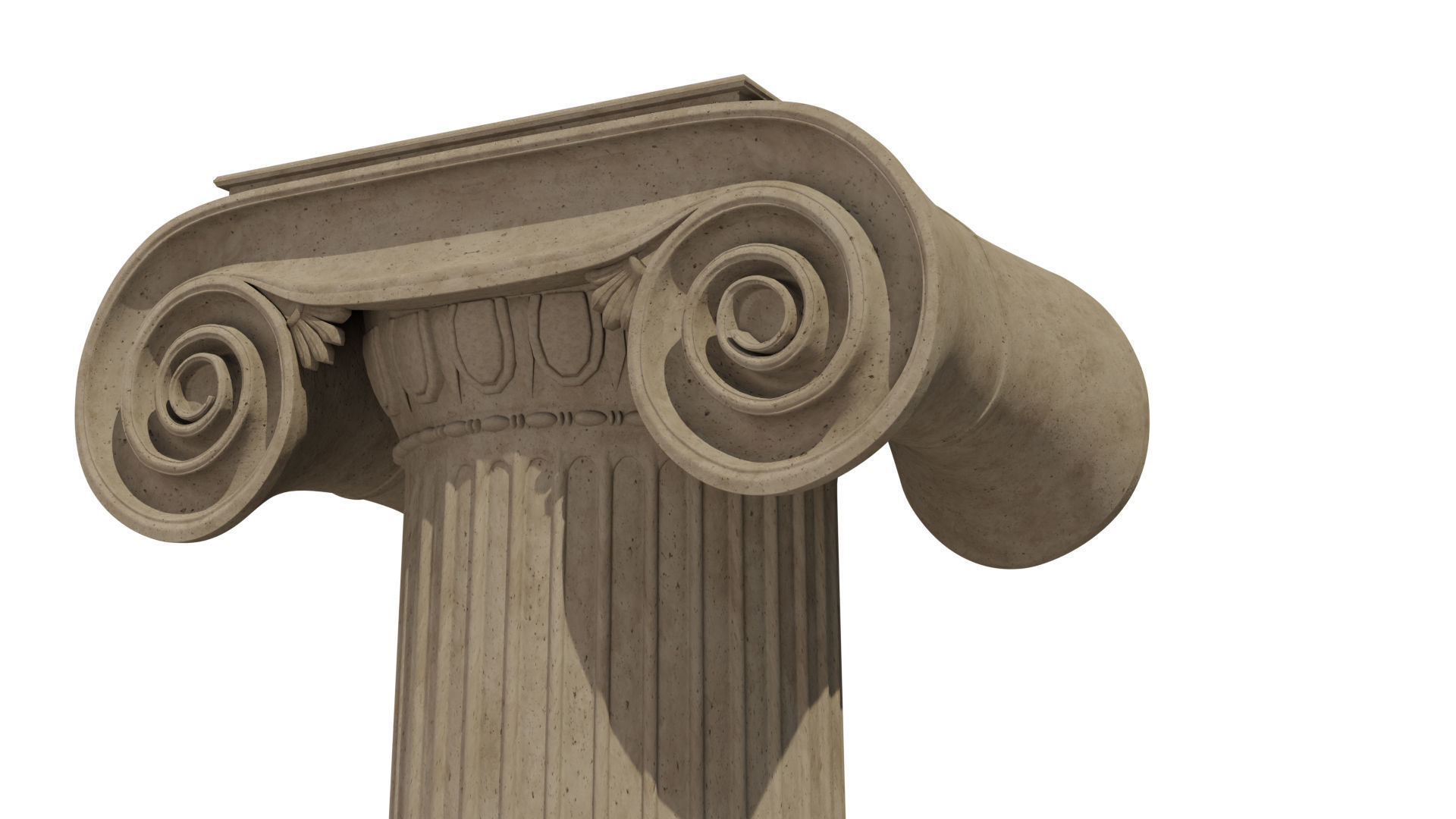 Ionic column 3D model_1