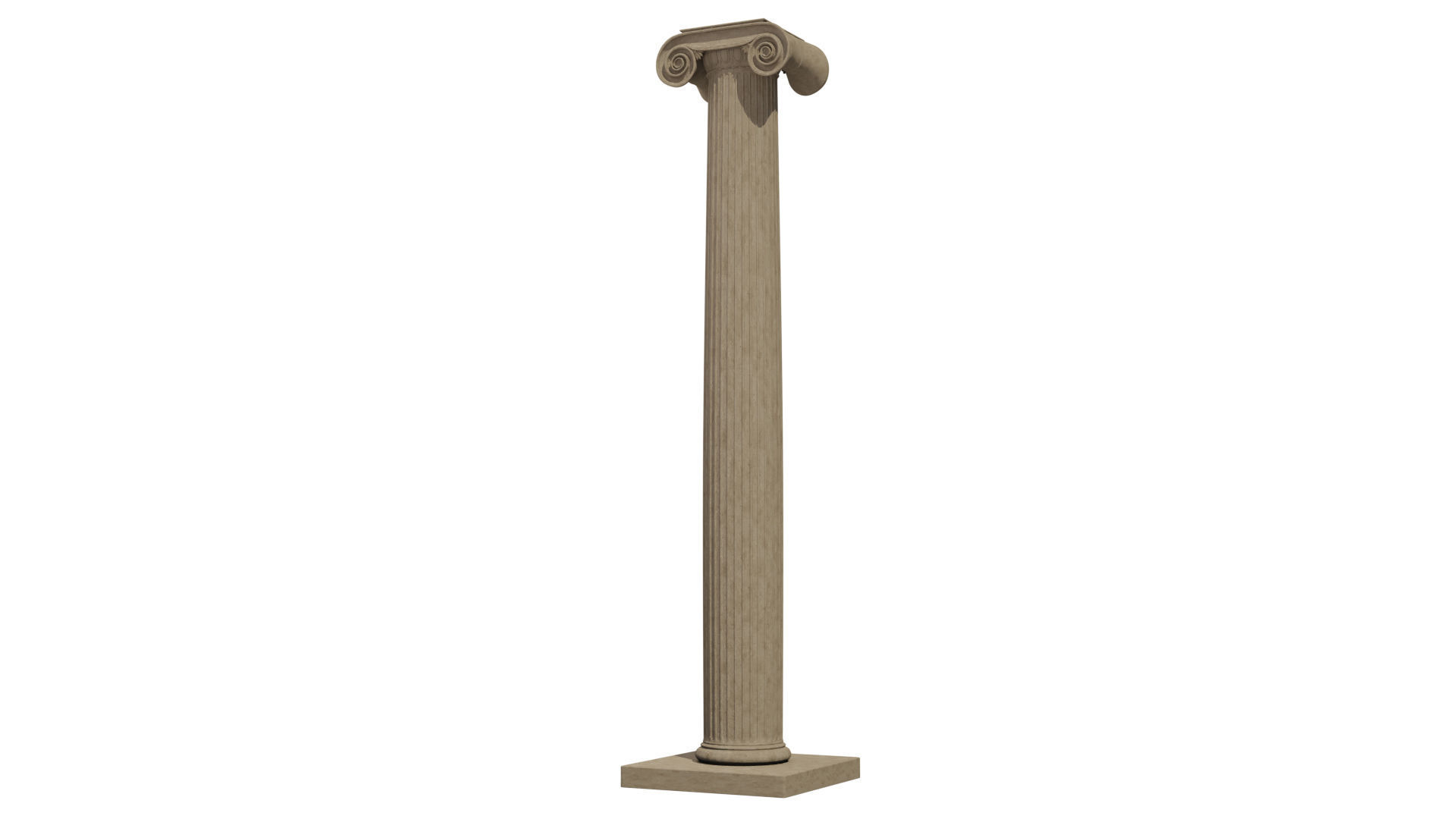 Ionic column 3D model_8