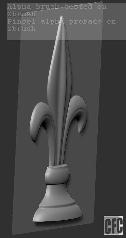 WoodCarving Finial - 3d model for CNC - FinialCFC03 3D print model_18