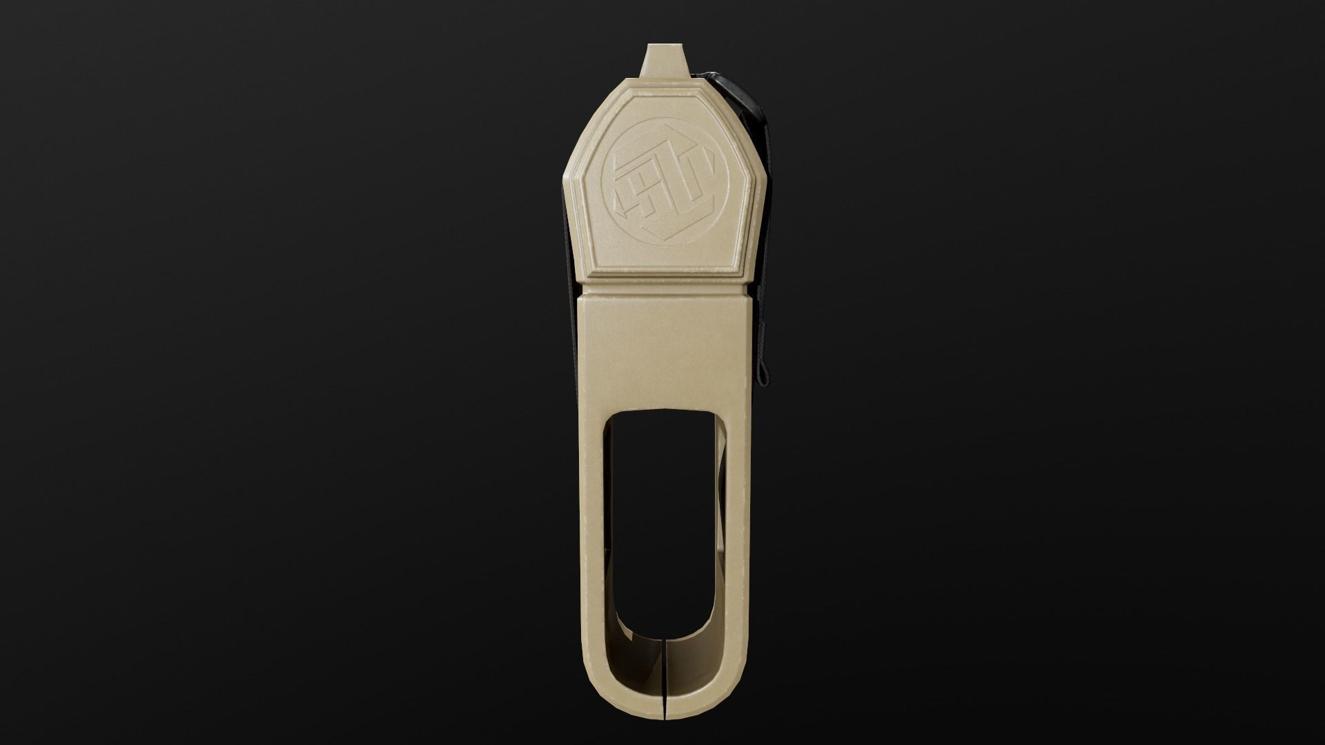 SB Tactical SBA3 AR15 Pistol Stabilizing Brace Low-poly 3D model_26