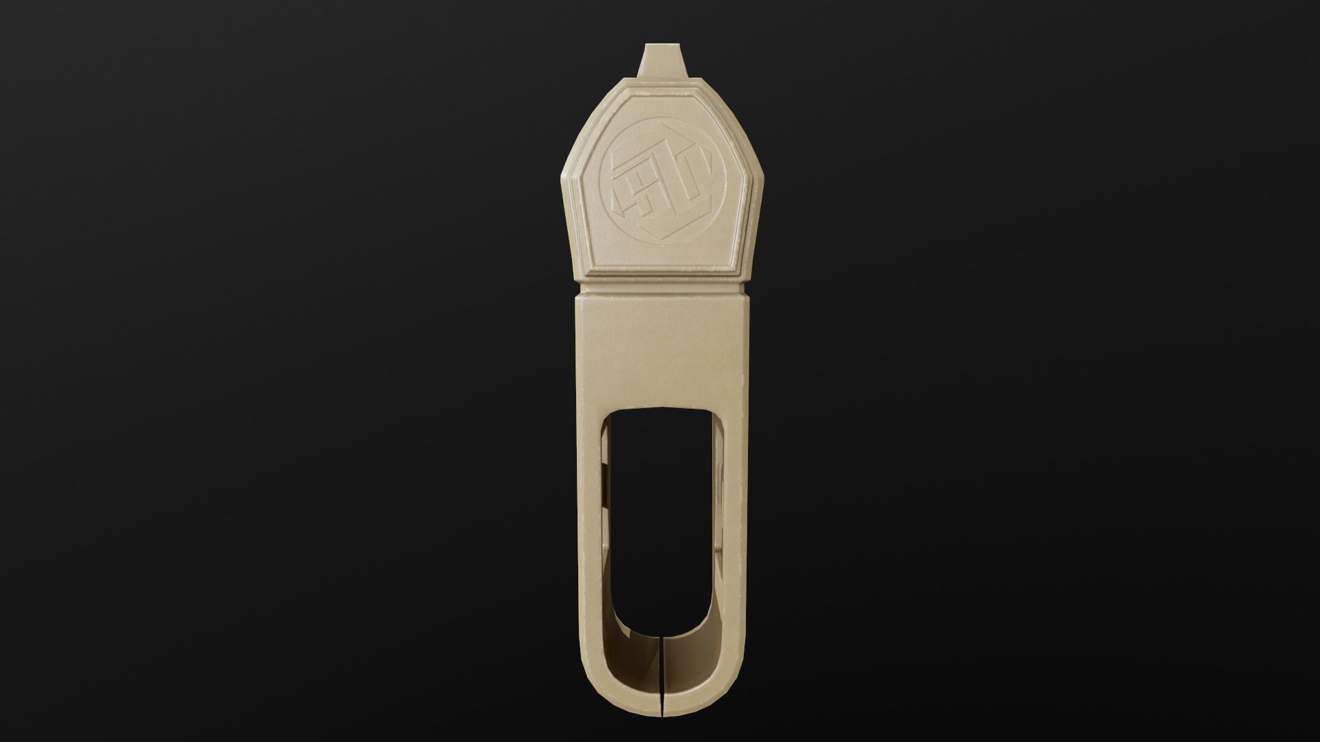 SB Tactical SBA3 AR15 Pistol Stabilizing Brace Low-poly 3D model_27