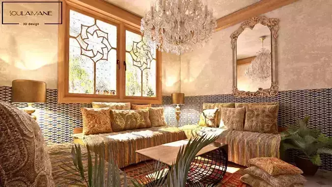 moroccan living room 