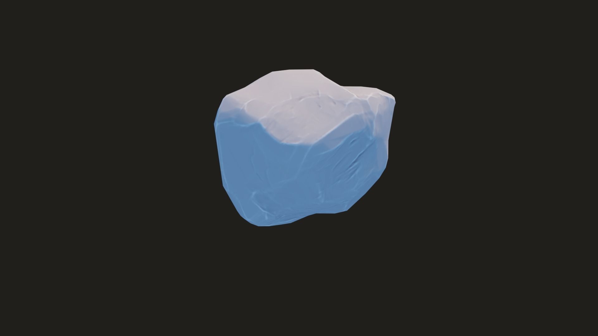 Stylized Rock Pack  16 Rocks game ready Low-poly 3D model_114