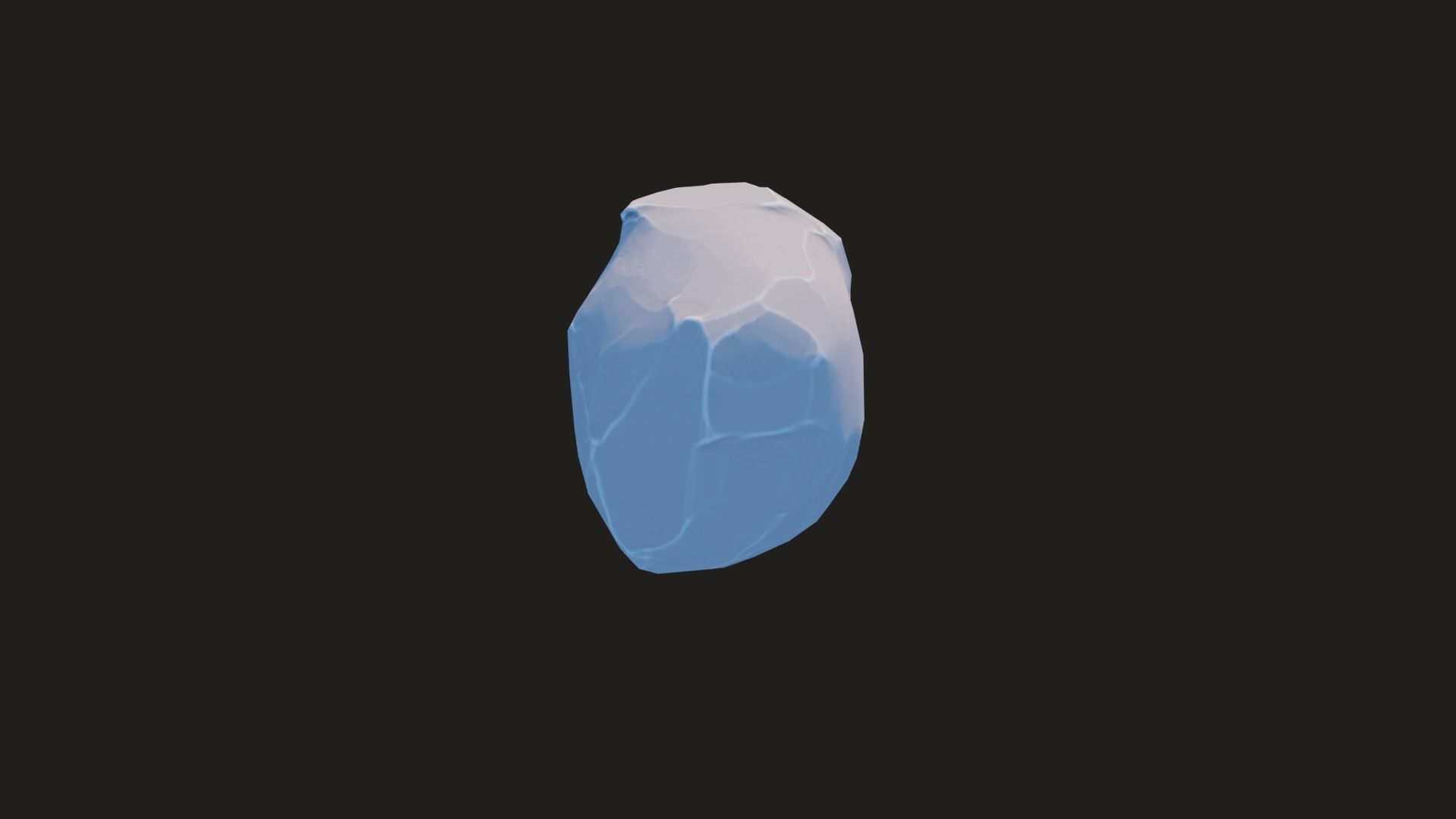 Stylized Rock Pack  16 Rocks game ready Low-poly 3D model_101