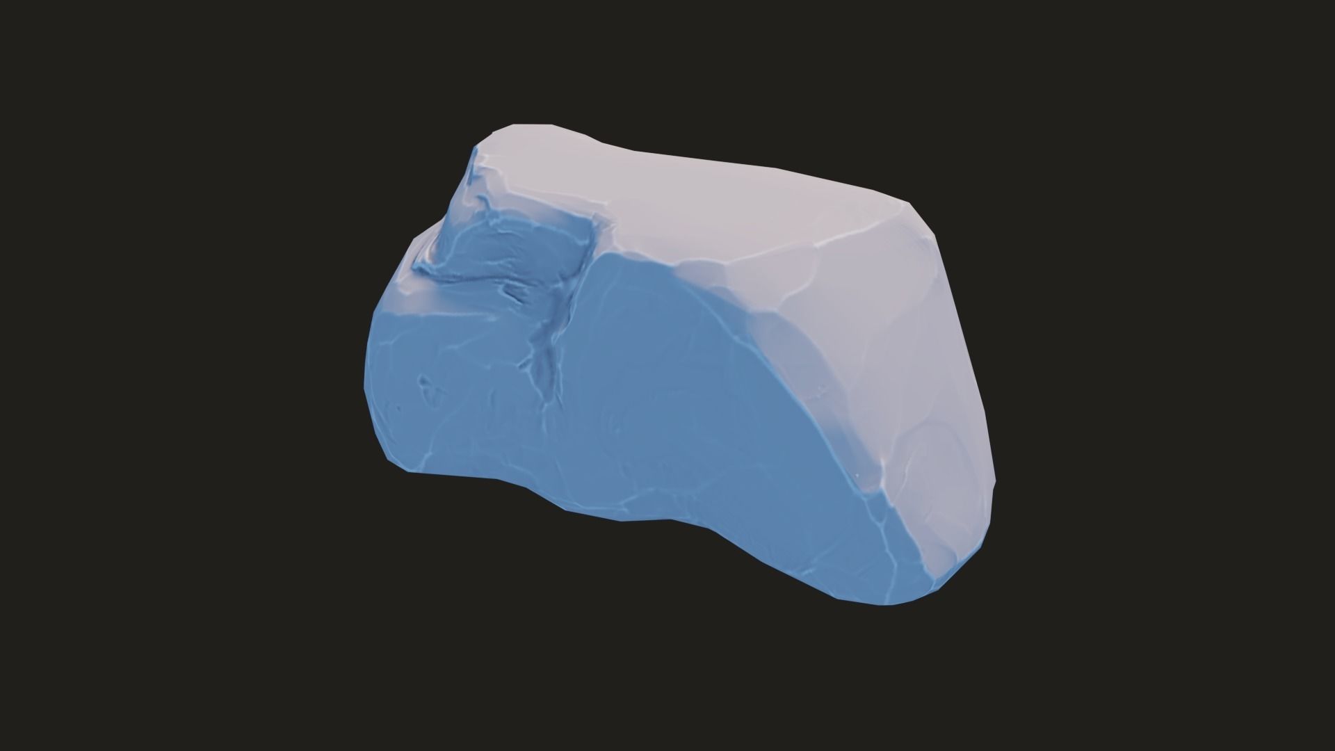 Stylized Rock Pack  16 Rocks game ready Low-poly 3D model_51