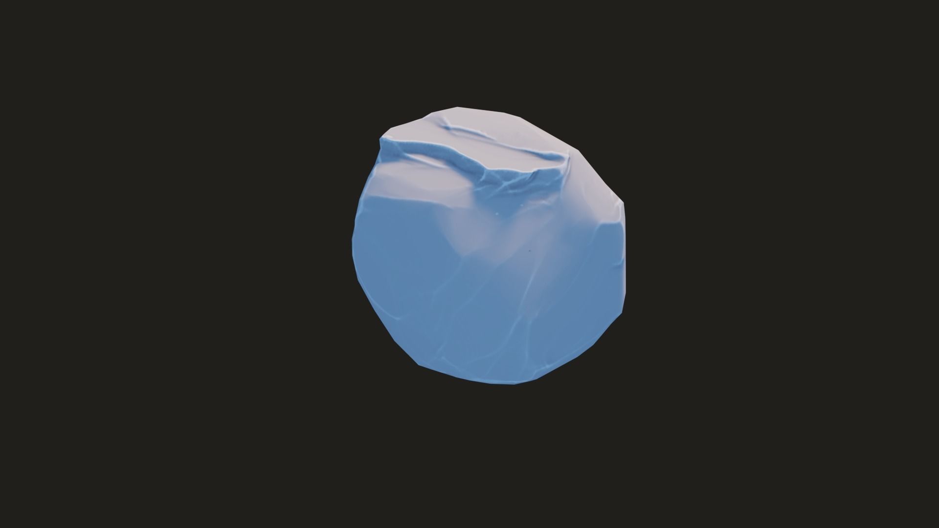 Stylized Rock Pack  16 Rocks game ready Low-poly 3D model_32