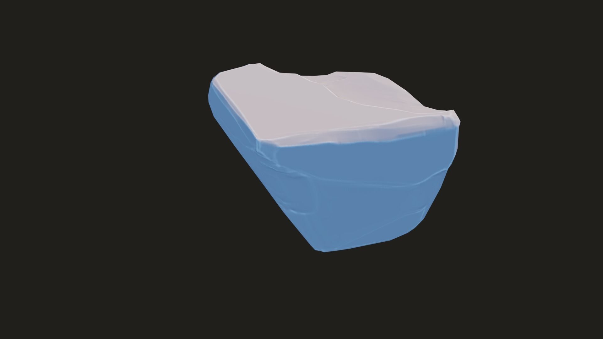 Stylized Rock Pack  16 Rocks game ready Low-poly 3D model_62