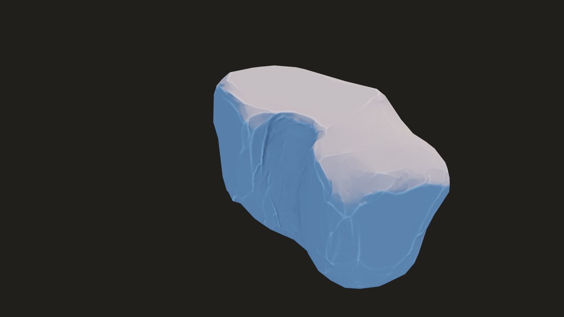 Stylized Rock Pack  16 Rocks game ready Low-poly 3D model_87