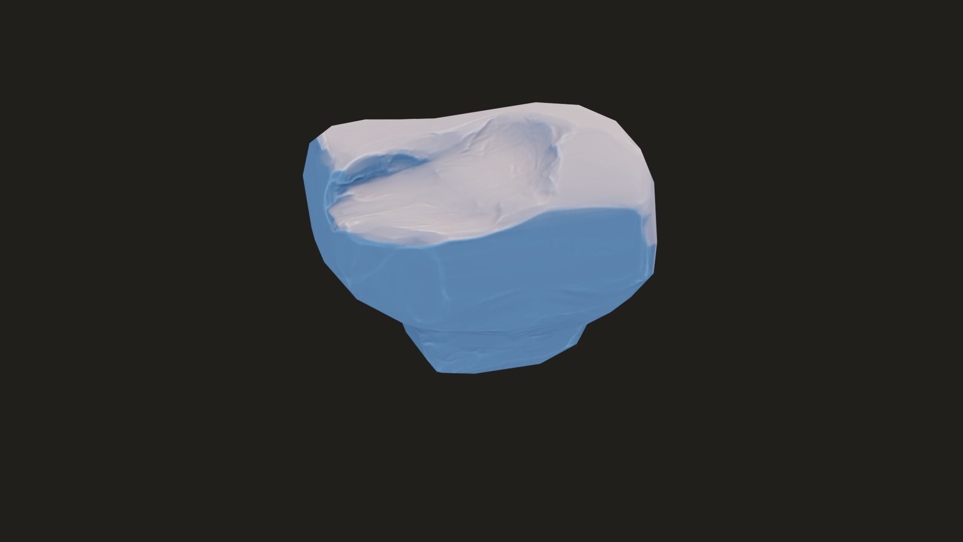 Stylized Rock Pack  16 Rocks game ready Low-poly 3D model_59