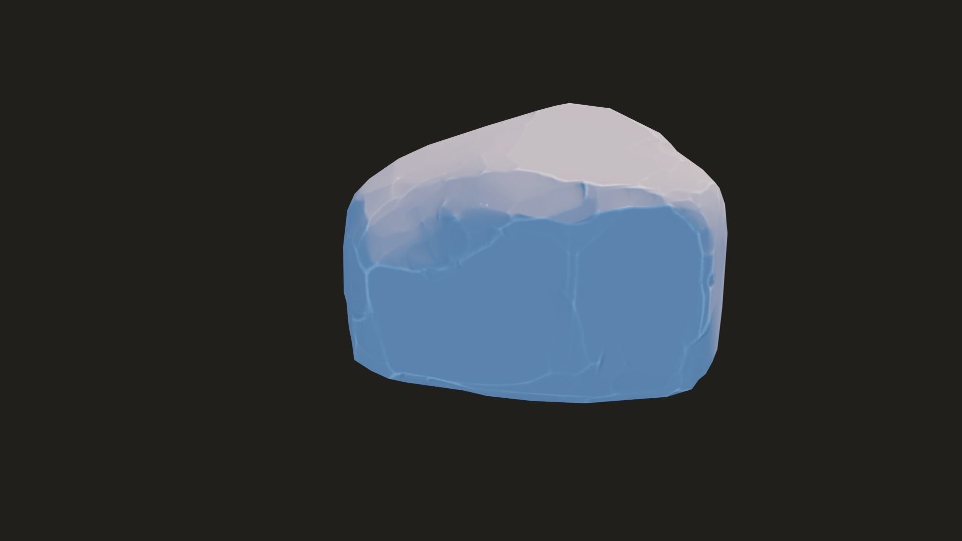 Stylized Rock Pack  16 Rocks game ready Low-poly 3D model_106