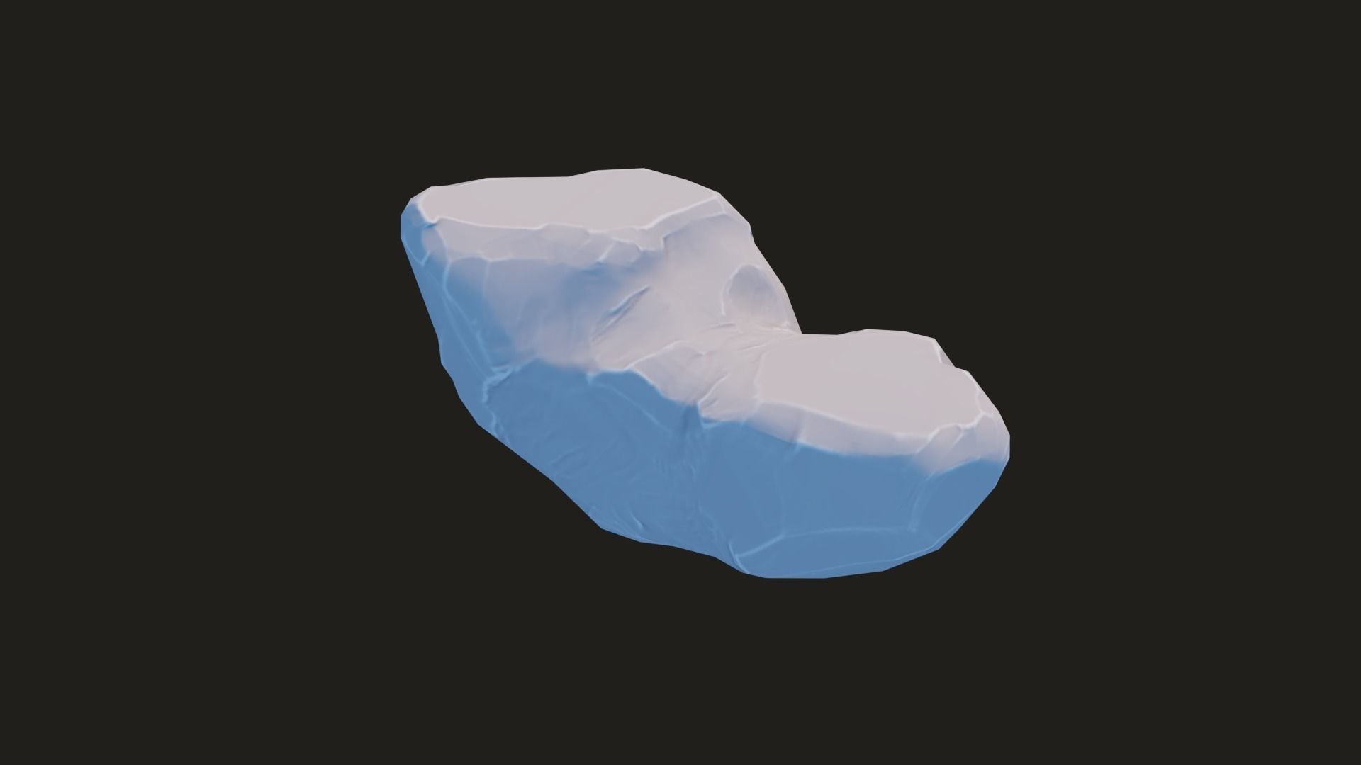 Stylized Rock Pack  16 Rocks game ready Low-poly 3D model_74