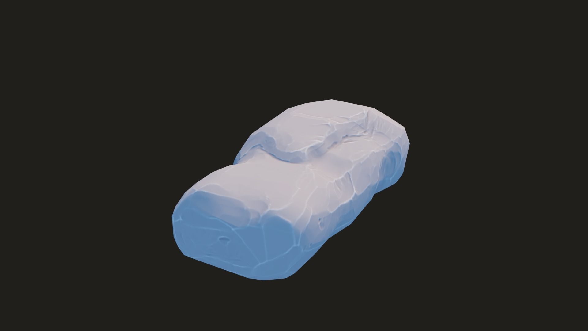 Stylized Rock Pack  16 Rocks game ready Low-poly 3D model_40