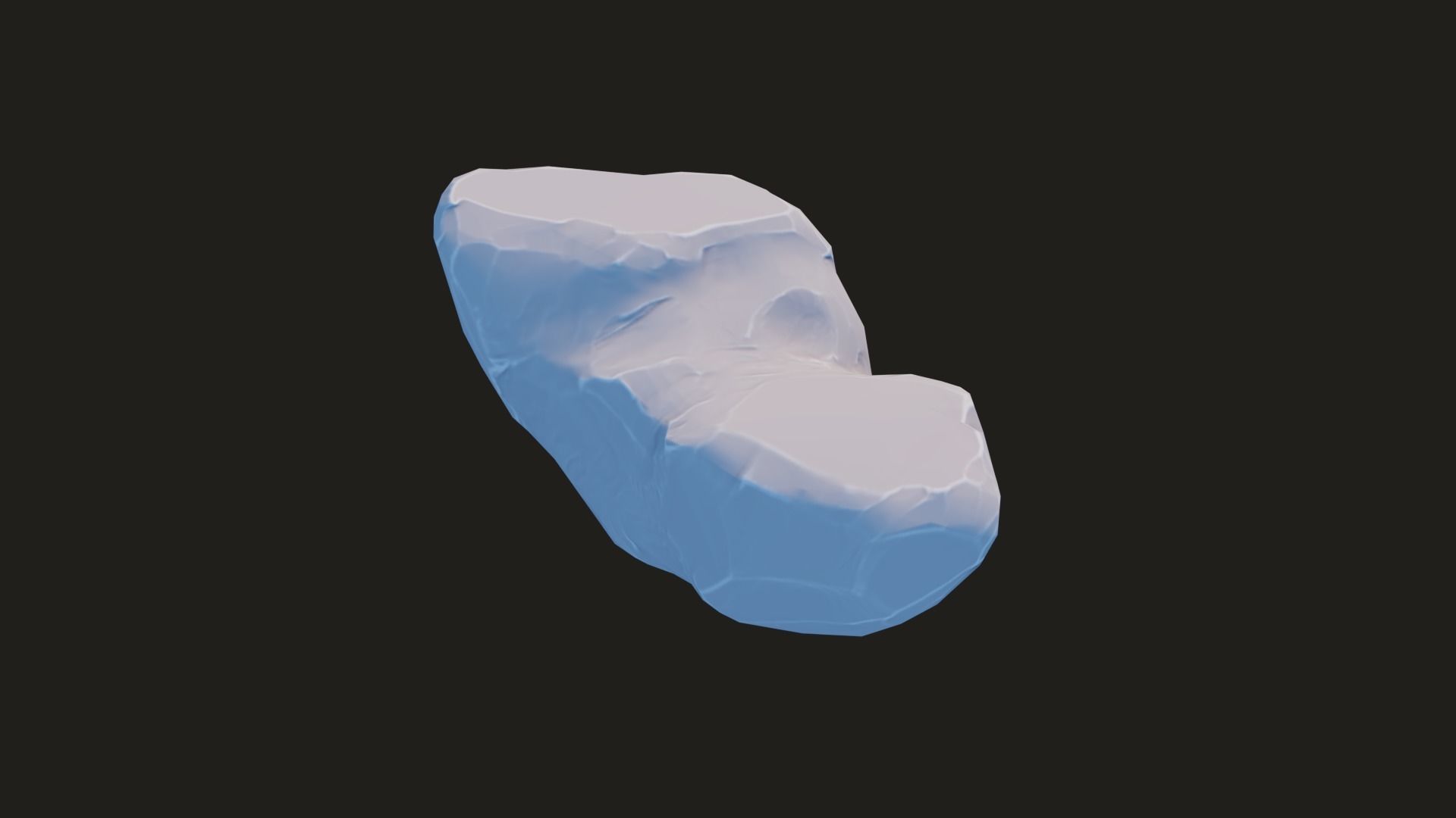 Stylized Rock Pack  16 Rocks game ready Low-poly 3D model_80