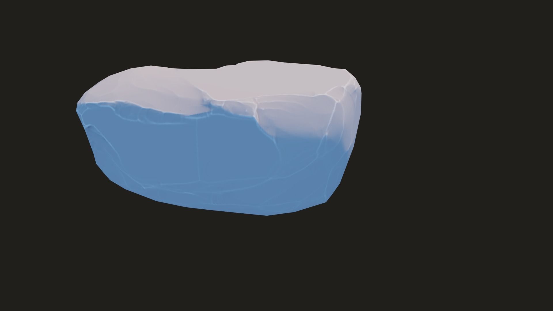 Stylized Rock Pack  16 Rocks game ready Low-poly 3D model_85