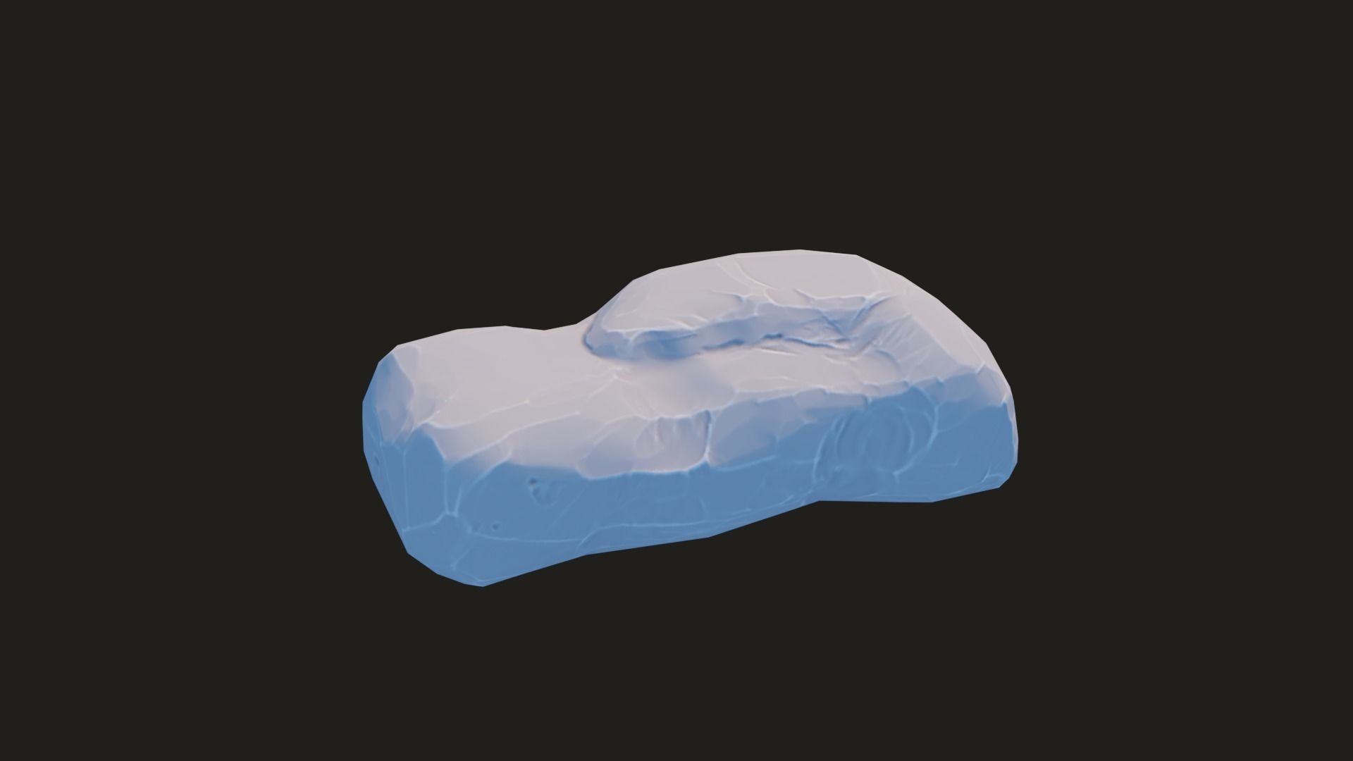 Stylized Rock Pack  16 Rocks game ready Low-poly 3D model_45