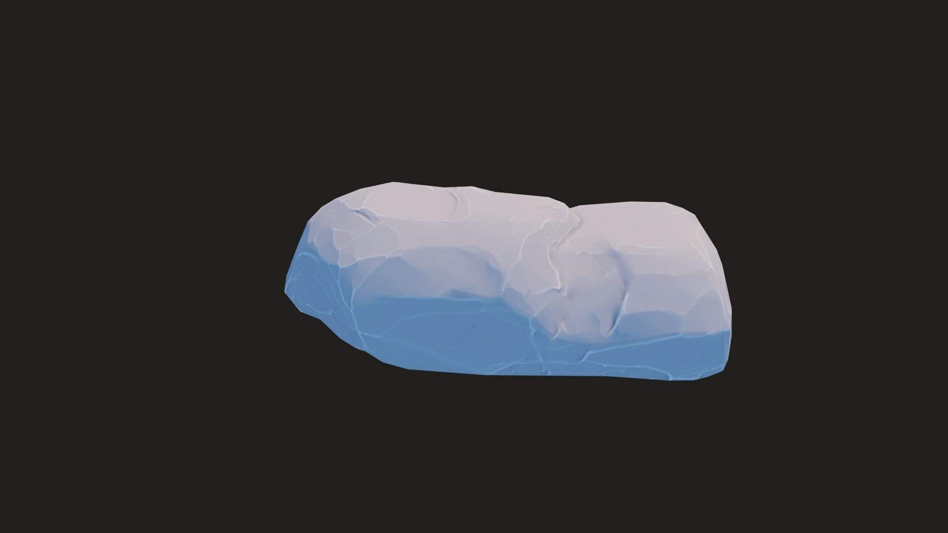 Stylized Rock Pack  16 Rocks game ready Low-poly 3D model_42