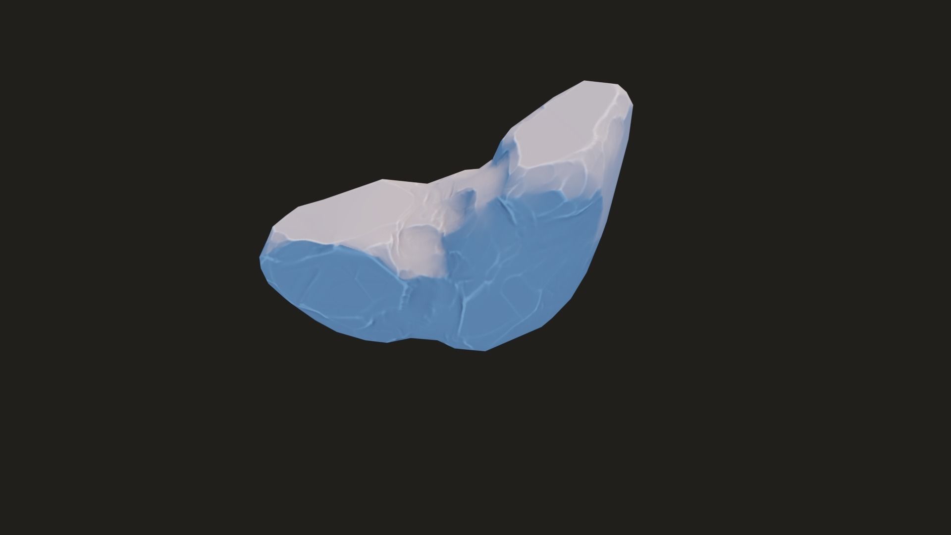 Stylized Rock Pack  16 Rocks game ready Low-poly 3D model_78