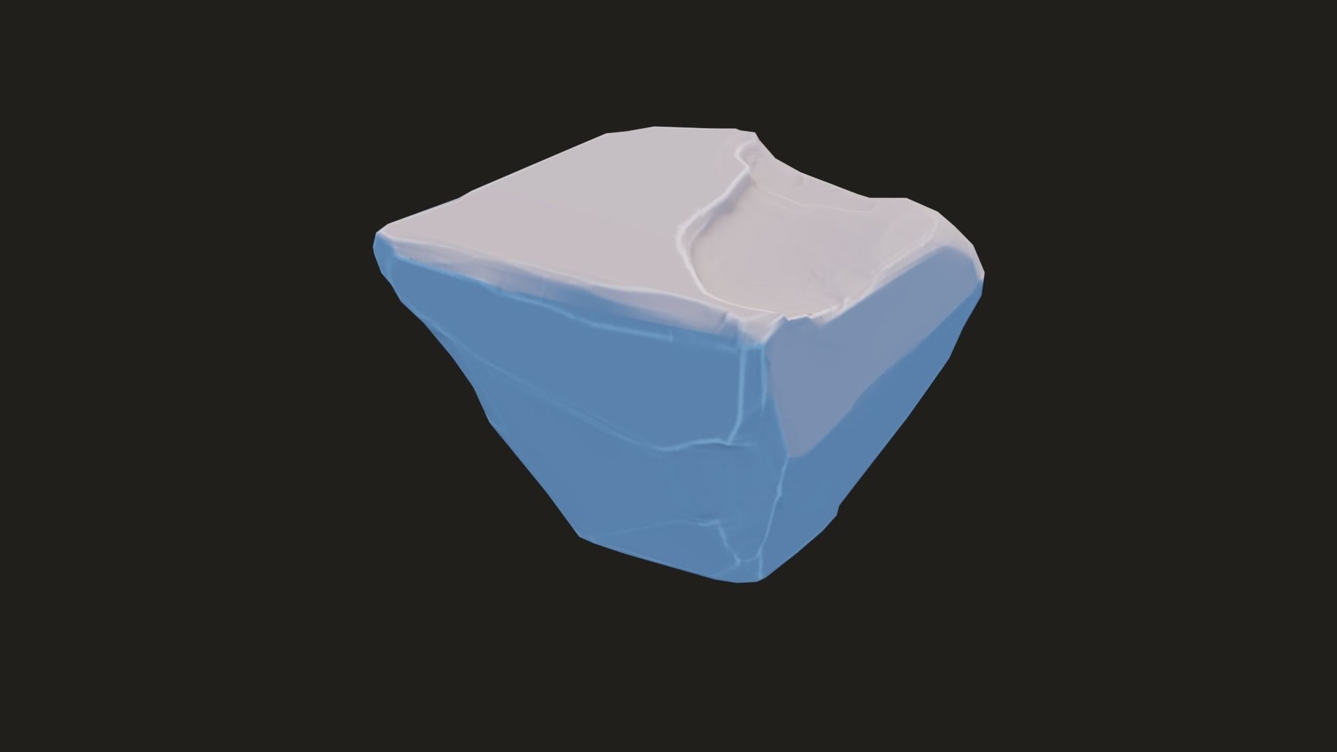 Stylized Rock Pack  16 Rocks game ready Low-poly 3D model_61