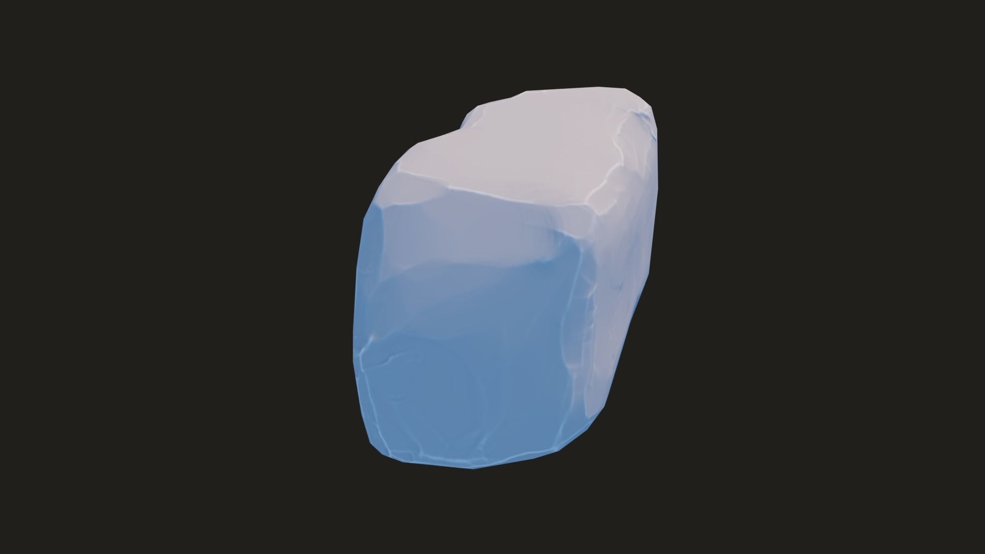 Stylized Rock Pack  16 Rocks game ready Low-poly 3D model_50